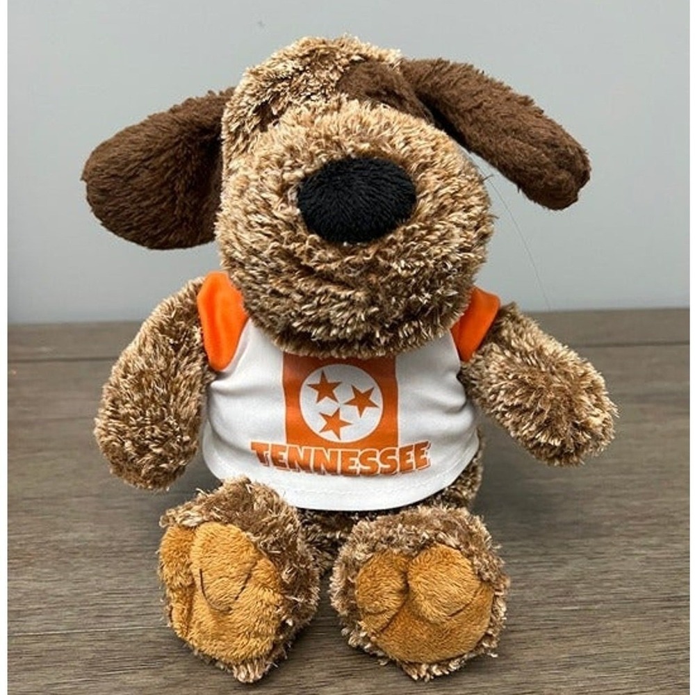 Tennessee Volunteers Dog Plush Brown Stuffed Animal Plushology‎ NCAA Fan Gift